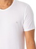 Calvin Klein CK One 2 Pack Crew T-Shirt - White