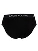 Lacoste 3 Pack Casual Briefs - Black