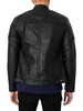 Jack & Jones Rocky Leather Jacket - Black