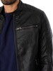 Jack & Jones Rocky Leather Jacket - Black