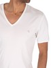 Calvin Klein 2 Pack CK One V-Neck T-Shirts - White