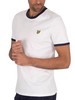 Lyle & Scott Ringer T-Shirt - White/Navy