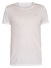 GANT 2 Pack Lounge Crew Neck T-Shirts - Black/White