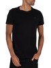 GANT 2 Pack Lounge Crew Neck T-Shirts - Black