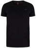 GANT 2 Pack Lounge Crew Neck T-Shirts - Black