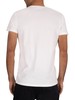GANT 2 Pack Lounge V-Neck T-Shirts - Black/White