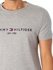 Tommy Hilfiger Core Logo T-Shirt - Cloud Heather