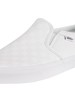 Vans Asher Checkerboard Trainers - White/White