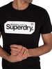 Superdry Core Logo Tag T-Shirt - Black