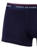 Tommy Hilfiger 3 Pack Premium Essentials Low Rise Trunks - Peacoat