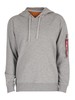 Alpha Industries X-Fit Pullover Hoodie - Grey Heather
