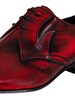 Jeffery West Derby Leather Shoes - Red Polished