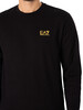 EA7 Chest Logo Sweatshirt - Black