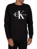 Calvin Klein Jeans Iconic Monogram Sweatshirt - Black