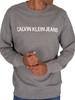 Calvin Klein Jeans Core Institutional Sweatshirt - Grey Heather