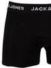 Jack & Jones 5 Pack Trunks - Grey/Burgundy/Navy/Blue/Black