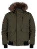 Superdry Everest Bomber Parka Jacket - Army Green