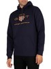 GANT Archive Shield Pullover Hoodie - Evening Blue