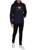 GANT Archive Shield Pullover Hoodie - Evening Blue