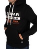 G-Star Colour Block Originals Logo Pullover Hoodie - Dark Black