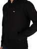 Tommy Jeans Regular Fleece Zip Hoodie - Black