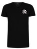 Diesel 3 Pack Michael Lounge V-Neck T-Shirts - Black/Blue/White