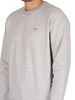 Tommy Jeans Regular Fleece Sweatshirt - Light Grey Heather