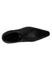 Jeffery West Brogue Derby Polished Leather Shoes - Black