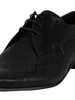 Jeffery West Brogue Derby Polished Leather Shoes - Black