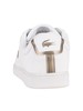 Lacoste Carnaby Evo 0721 3 SMA Leather Trainers - White/White