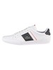 Lacoste Chaymon 0721 1 CMA Synthetic Leather Trainers - White/Dark Grey