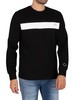 Replay Graphic Sweatshirt - Black/White