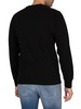 Replay Graphic Sweatshirt - Black/White