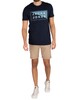 Jack & Jones Core Shawn Graphic Slim T-Shirt - Navy Blazer