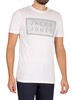 Jack & Jones Core Shawn Graphic Slim T-Shirt - White
