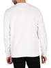 Lacoste Sport Cotton Blend Fleece Sweatshirt - White