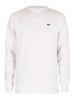 Lacoste Sport Cotton Blend Fleece Sweatshirt - White