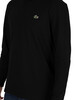 Lacoste Sport Longsleeved Croc T-Shirt - Black