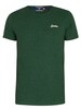 Superdry Original Logo Vintage Embroidered T-Shirt - Willow Green Grit