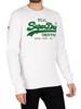 Superdry Vintage Logo Chenille Sweatshirt - Optic
