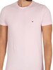 Tommy Hilfiger Stretch Slim Fit T-Shirt - Light Pink