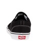 Vans Asher Canvas Trainers - Black/White