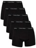 Calvin Klein 5 Pack Trunks - Black