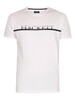 Hackett London Chest Stripe T-Shirt - White