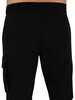 Calvin Klein Jeans Monogram Badge Sweat Shorts - Black
