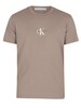Calvin Klein Jeans Small Chest Monogram T-Shirt - Elephant Skin