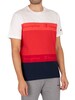 Champion Comfort Graphic T-Shirt - Red/White/Blue