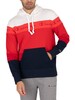 Champion Comfort Pullover Hoodie - Red/White/Blue