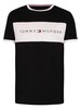 Tommy Hilfiger Lounge Logo T-Shirt - Black