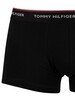 Tommy Hilfiger 3 Pack Premium Essentials Low Rise Trunks - Black